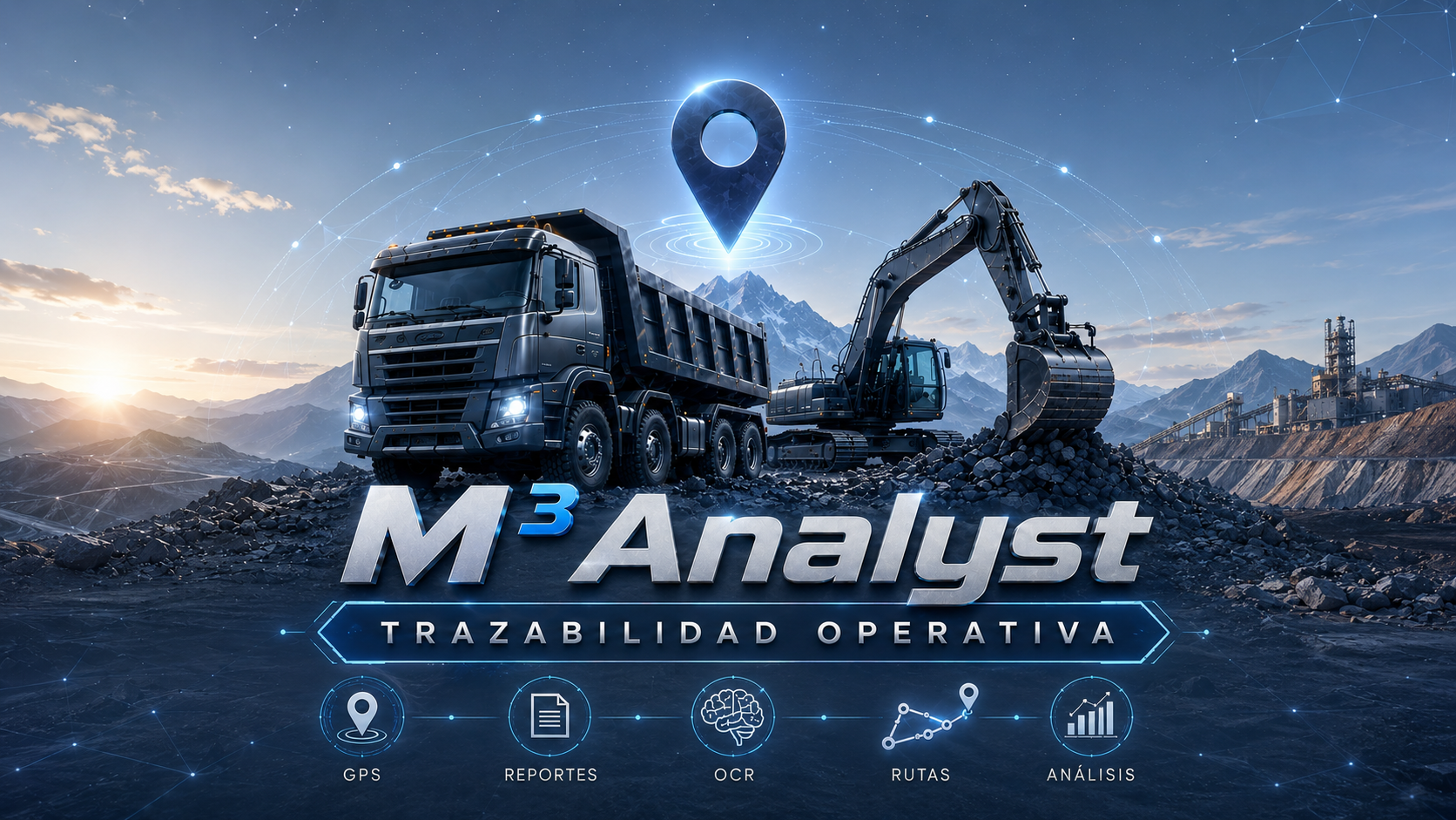M³ Analyst, trazabilidad operativa, control del m³, GPS, OCR, rutas y análisis